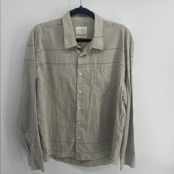 Billy Reid Standard Fit 100% cotton long sleeve button up dress shirt sz XL - Picture 1 of 7